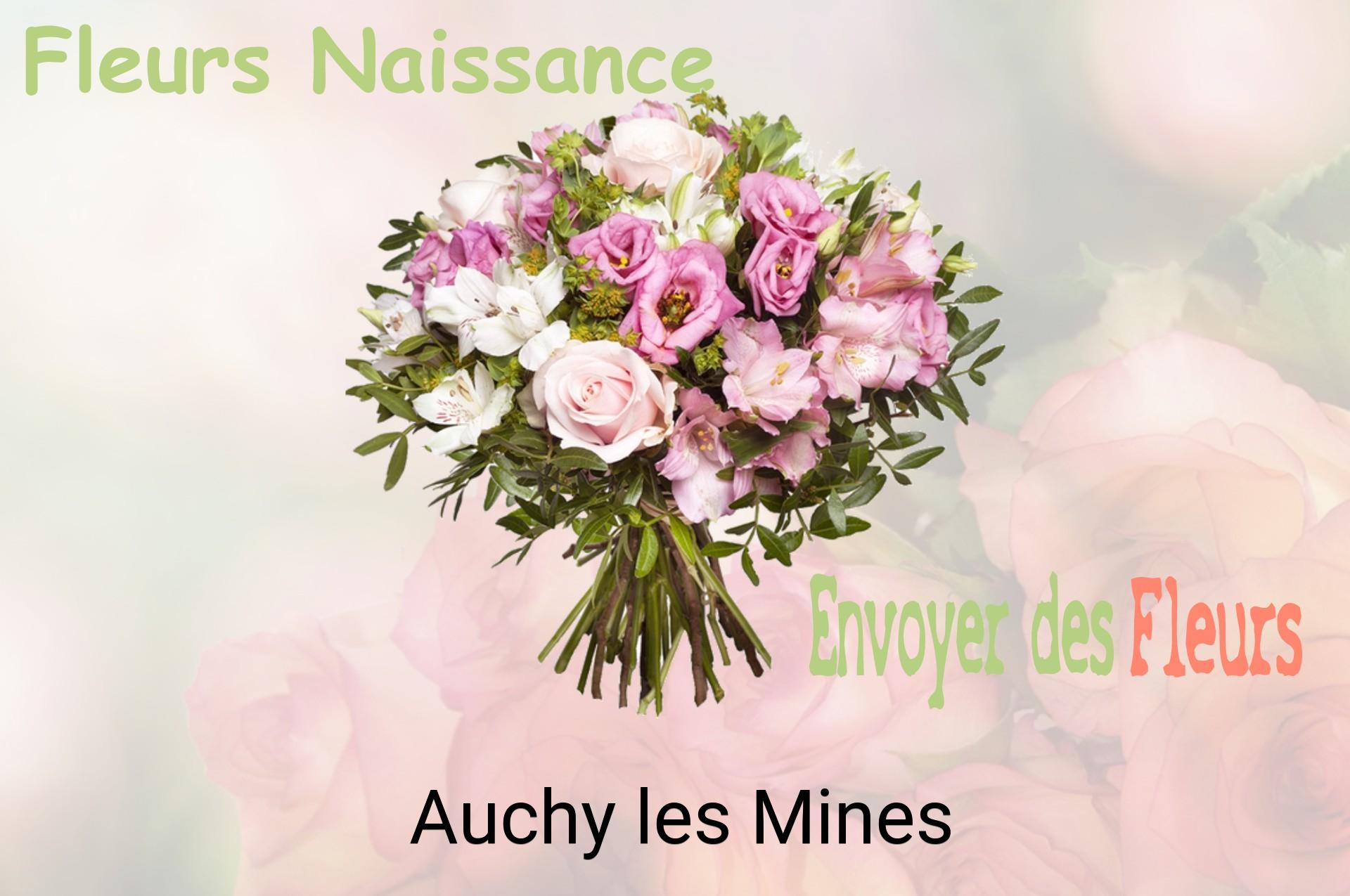 Bouquet de fleurs de naissance livré à Auchy-les-Mines