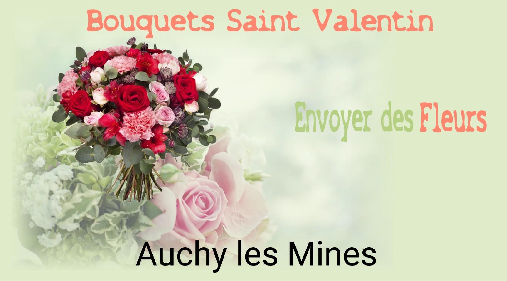 Roses de Saint-Valentin livrées à Auchy-les-Mines